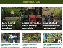 Tablet Screenshot of casateconelplaneta.com